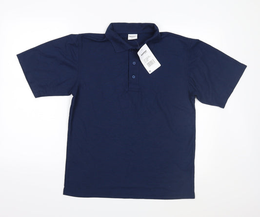 Banner Mens Blue    Polo Size S