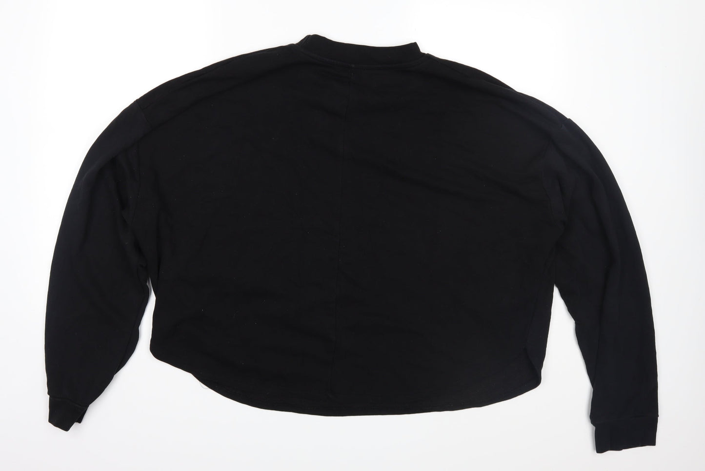 Boohoo Womens Black   Pullover Sweatshirt Size L  - 23