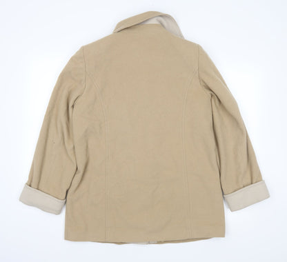 Womens UK Size 14 Marks and Spencer Brown Overcoat