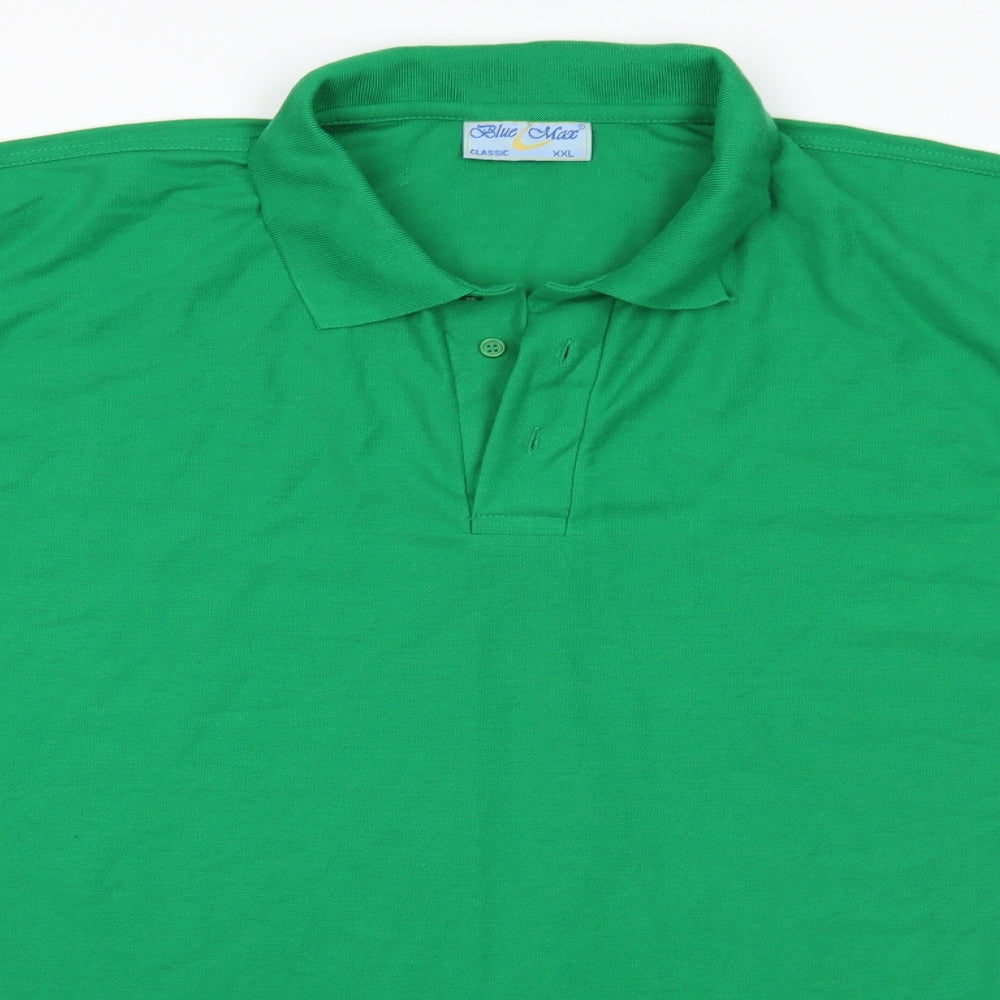 Blue Max Mens Green    Polo Size 2XL
