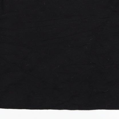 H&M Womens Black  Knit Pullover Jumper Size S