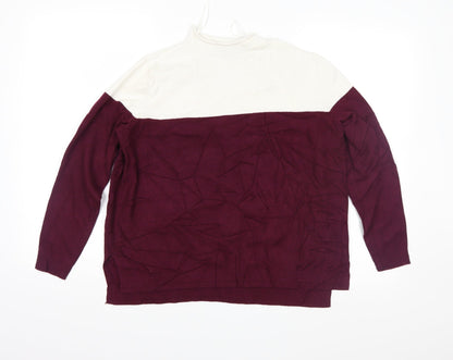 Marks and Spencer Womens Purple  Knit Pullover Jumper Size 12
