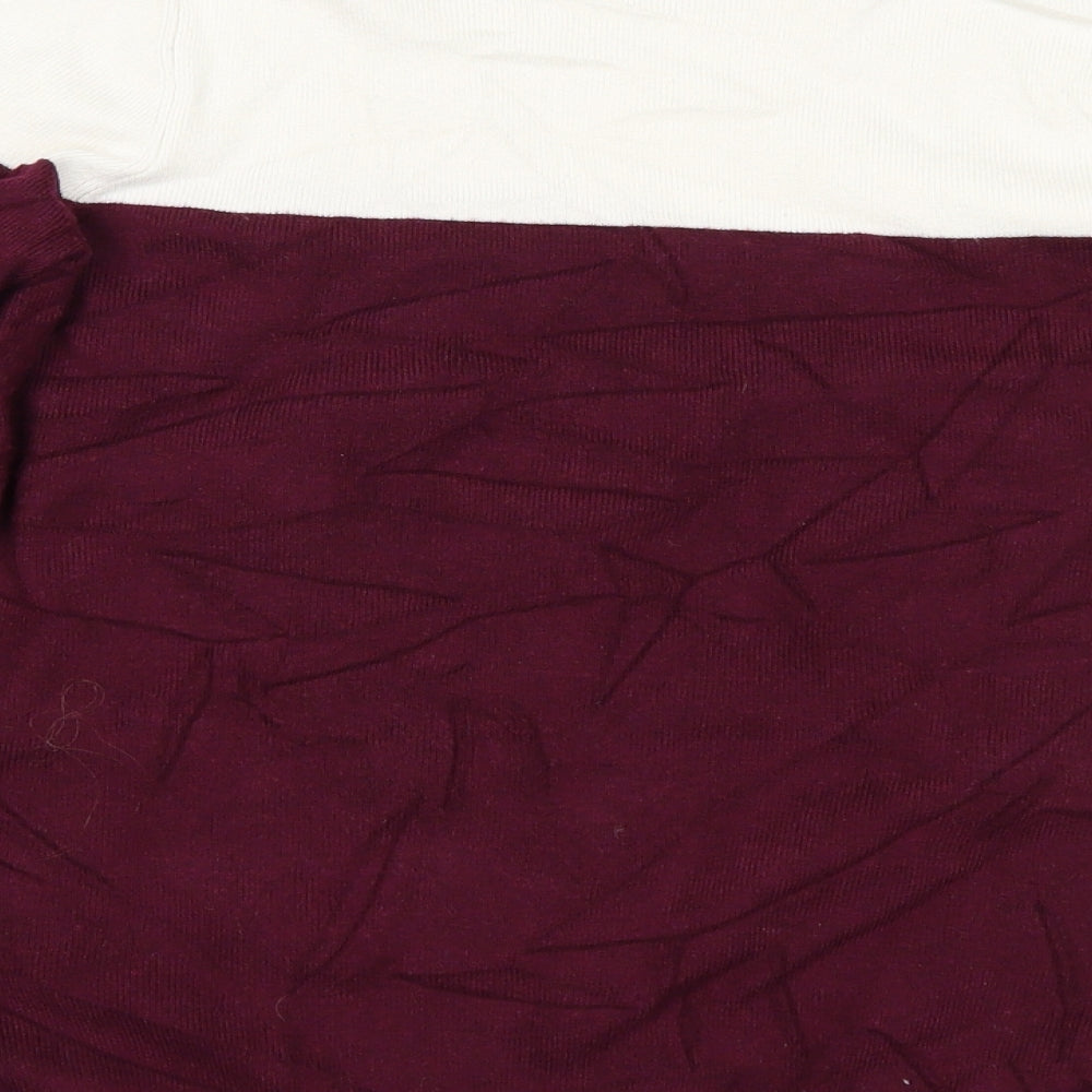 Marks and Spencer Womens Purple  Knit Pullover Jumper Size 12