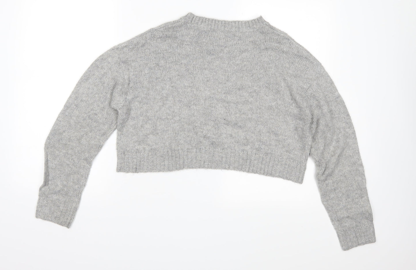 Divided Womens Grey  Knit Pullover Jumper Size M