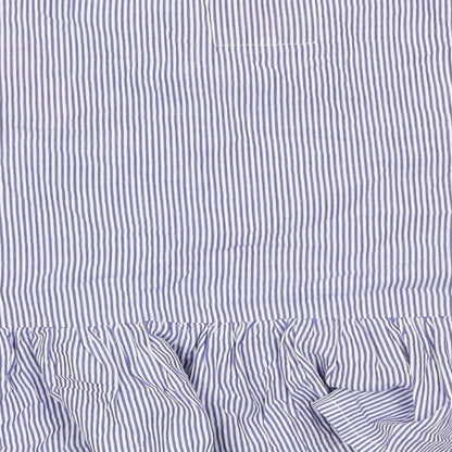 Womens UK Size 10 Boux Avenue Blue Cropped Blouse