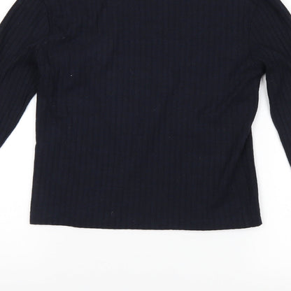 Stradivarius Womens Blue  Knit Pullover Jumper Size M