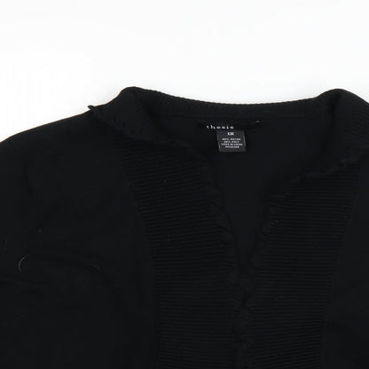 Thesis Womens Black   Cardigan Jumper Size XL