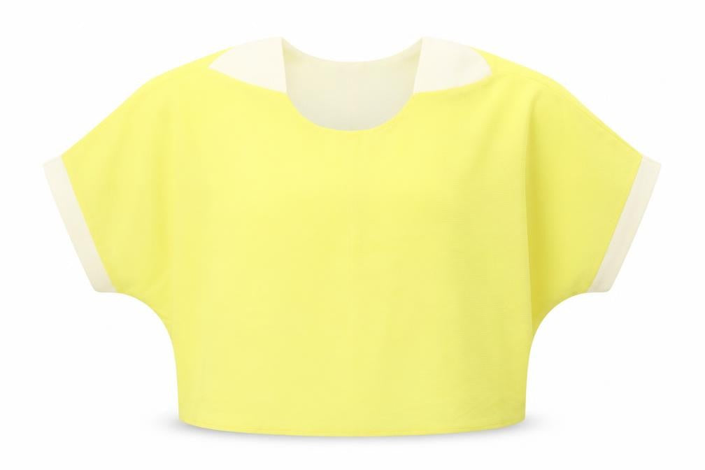 Womens UK Size S Quiz Yellow Basic Blouse