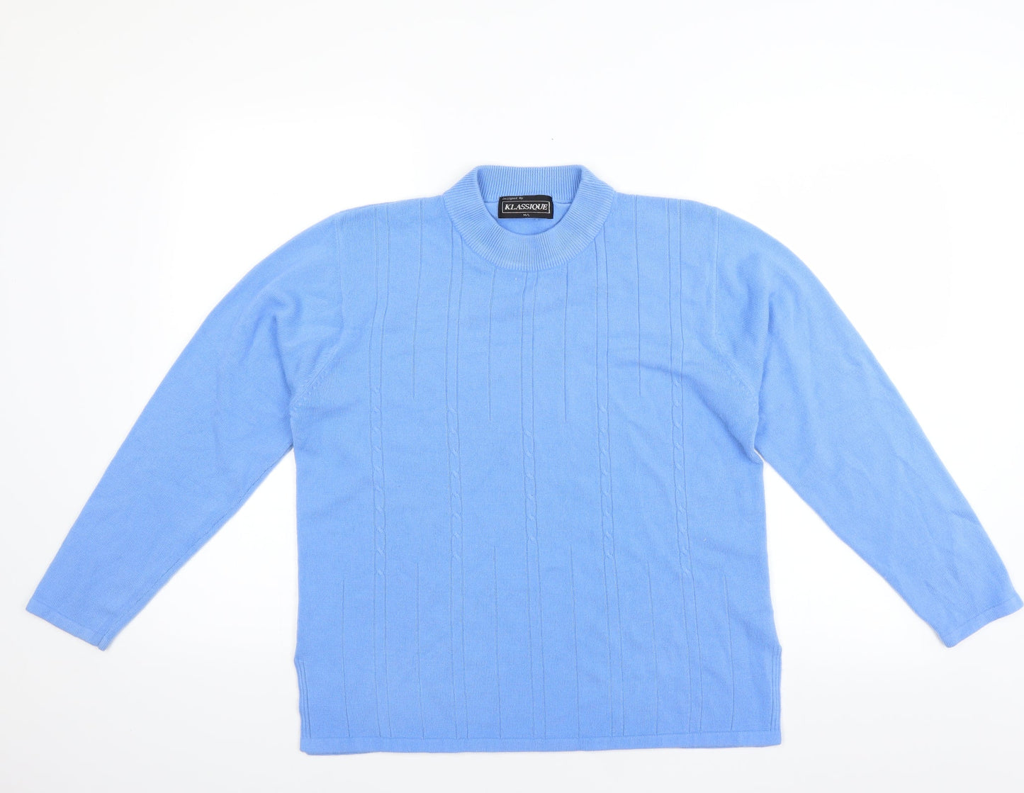 Klassique Womens Blue   Pullover Jumper Size M