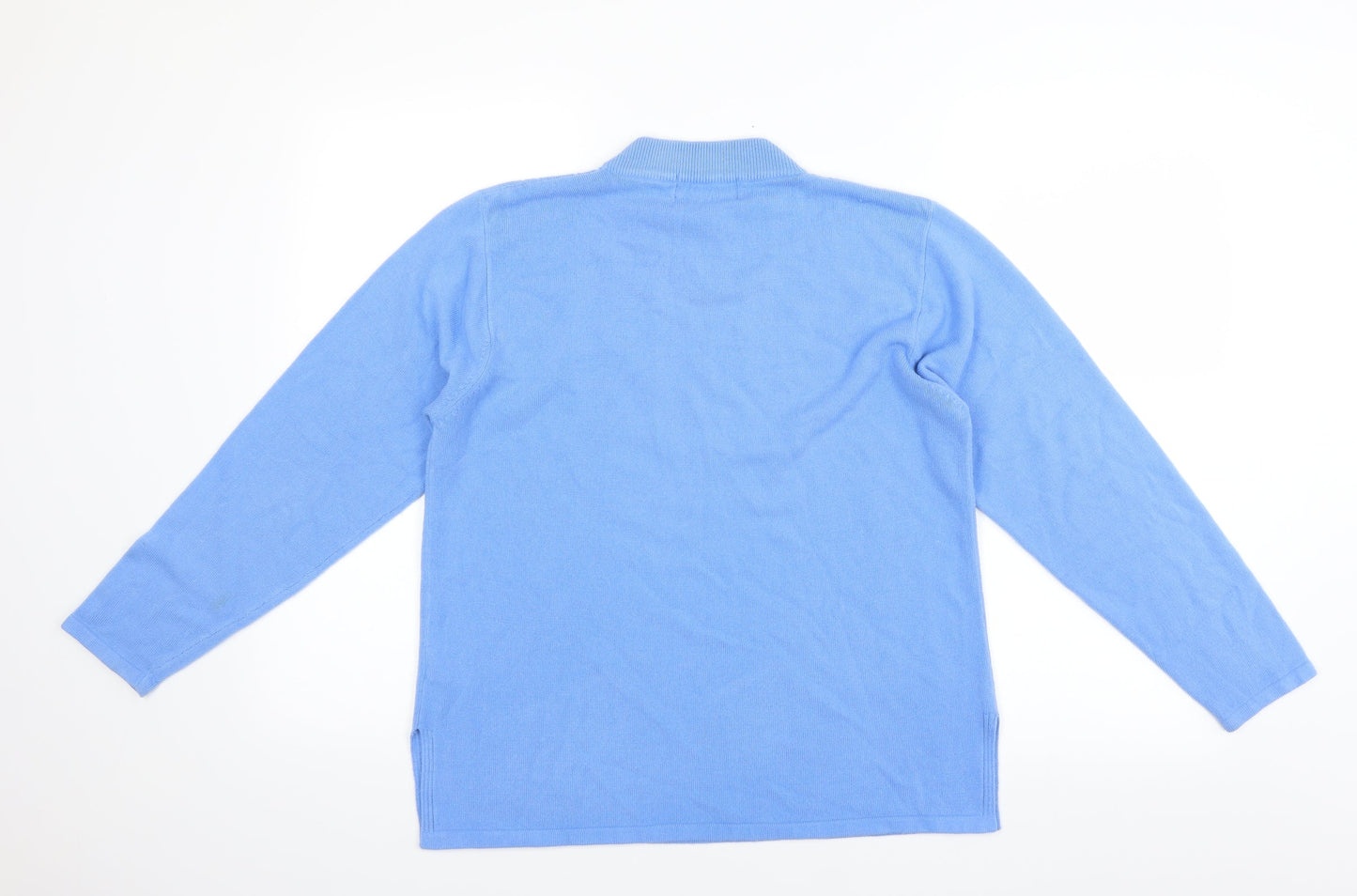Klassique Womens Blue   Pullover Jumper Size M