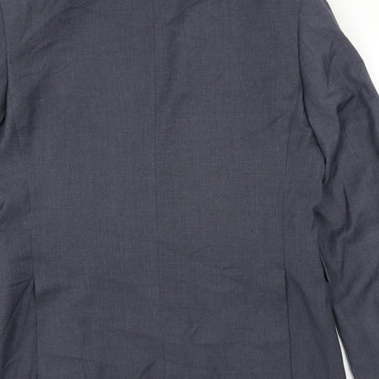 Mens UK Size 38 Cedar Wood State Regular Blue Suit Jacket