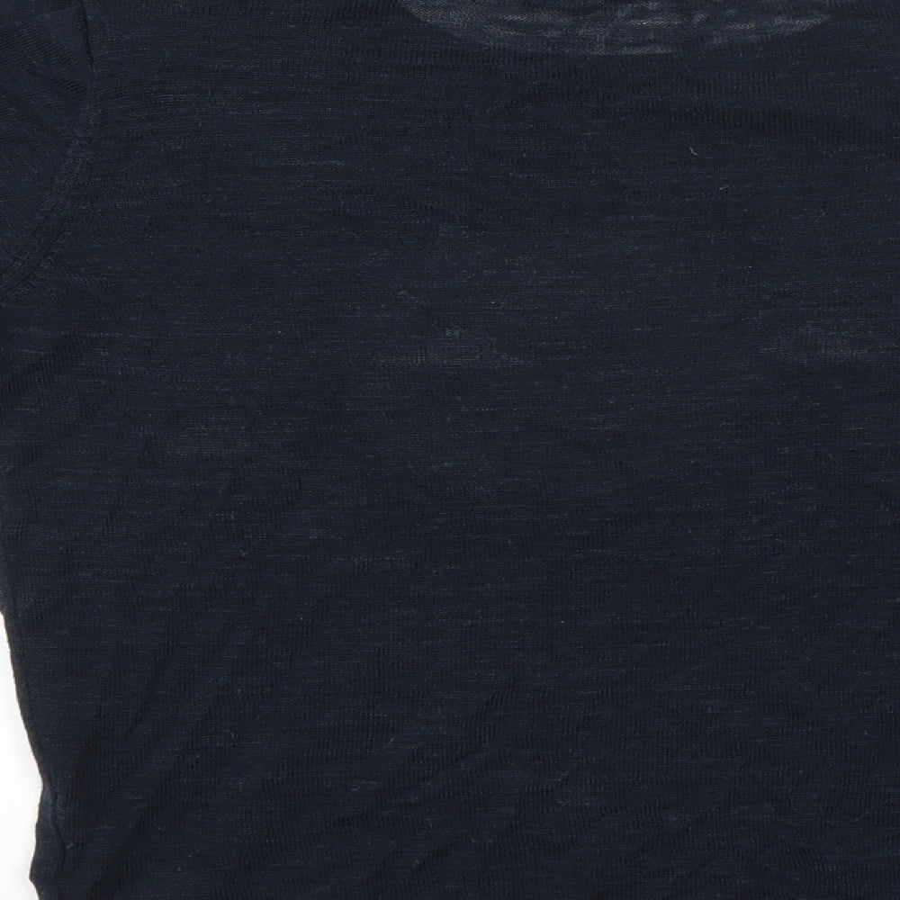 NEXT Womens Blue   Pullover Jumper Size 8  - star fine knit