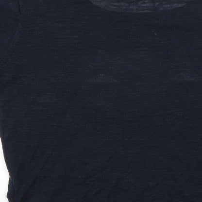 NEXT Womens Blue   Pullover Jumper Size 8  - star fine knit