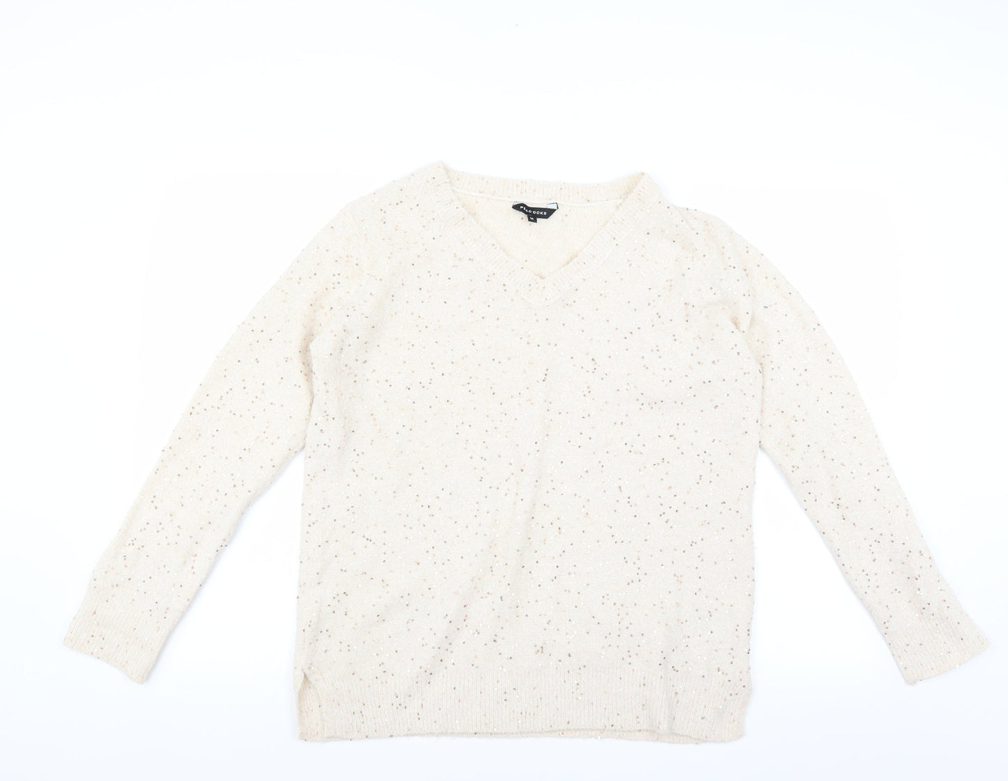 Peacocks Womens Ivory   Pullover Jumper Size M