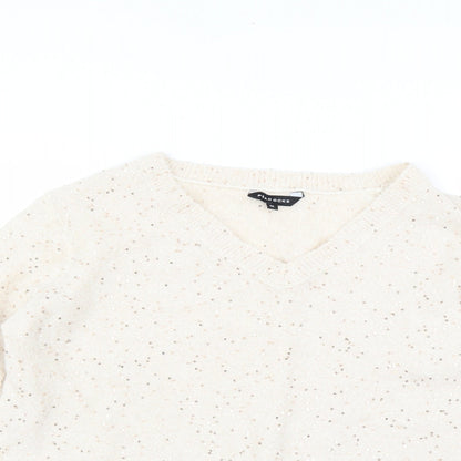 Peacocks Womens Ivory   Pullover Jumper Size M