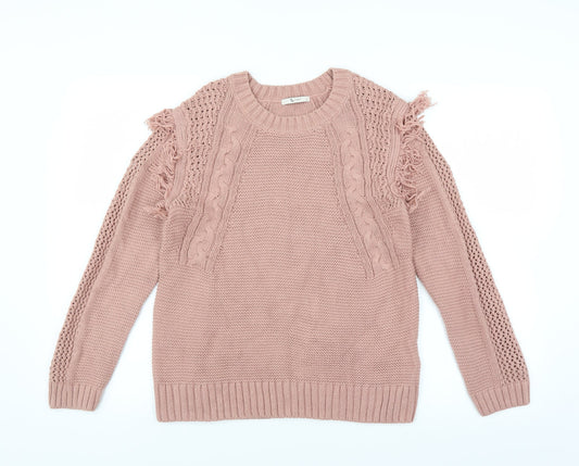 Sainsburys Womens Pink   Pullover Jumper Size 12