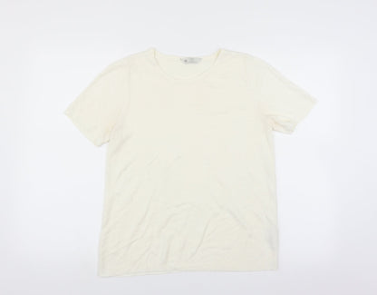 BHS Womens White   Pullover Jumper Size 12
