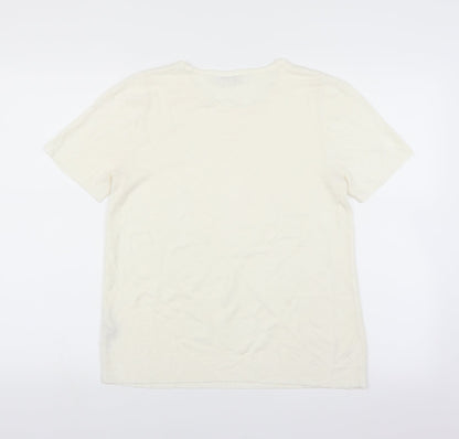 BHS Womens White   Pullover Jumper Size 12