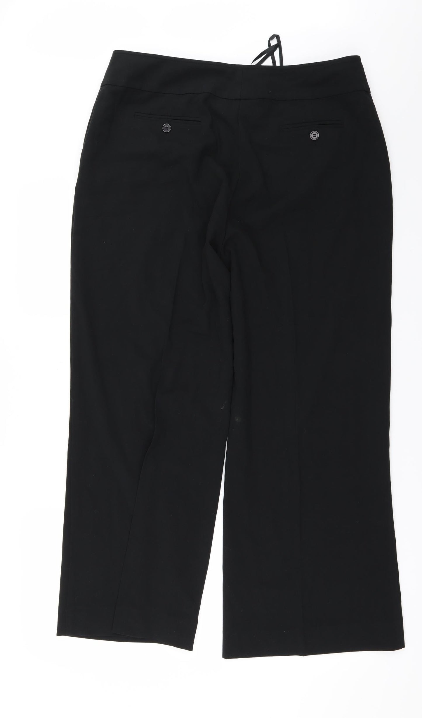 Kaleidoscope Womens Black   Trousers  Size 16 L28 in