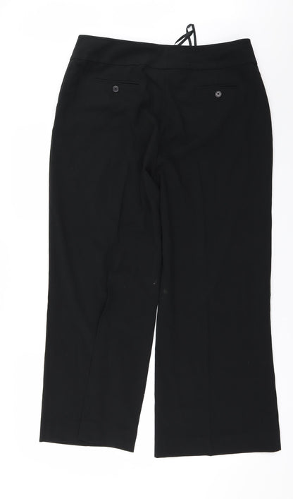 Kaleidoscope Womens Black   Trousers  Size 16 L28 in