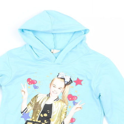 dgfstm Girls Blue   Pullover Hoodie Size 7 Years