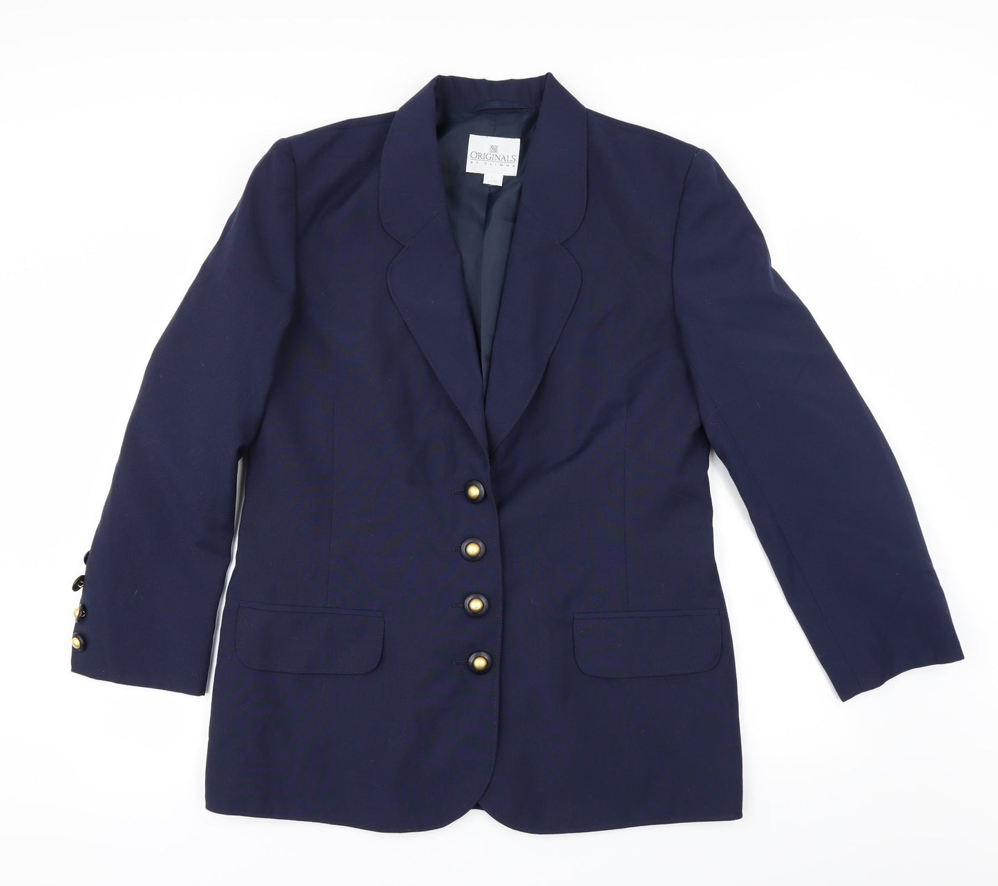 Womens UK Size 14 slimma Regular Blue Suit Jacket