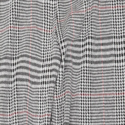 F&F Womens Grey Check  Carrot Leggings Size 6 L27 in