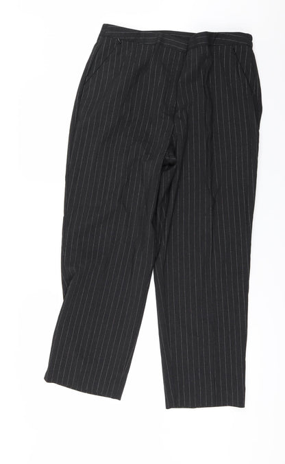 Womens UK Size 16 Wardrobe Regular Fit  Black Trousers