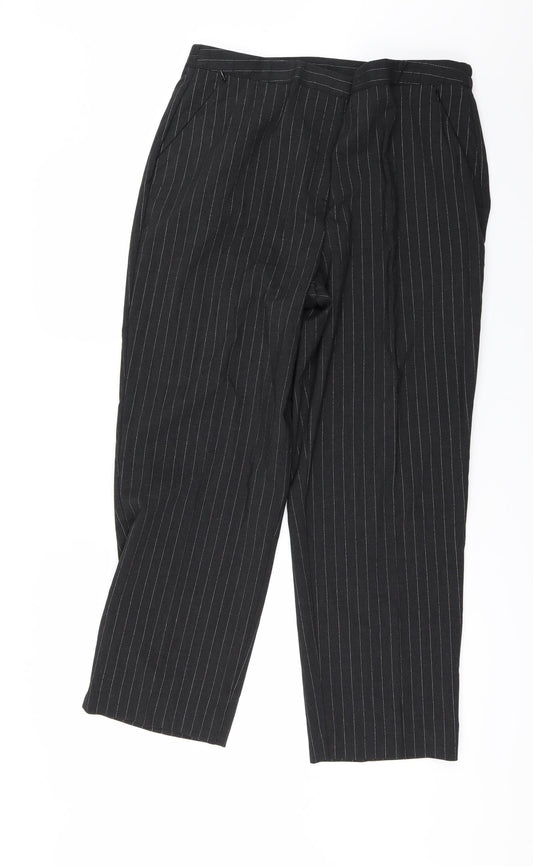 Womens UK Size 16 Wardrobe Regular Fit  Black Trousers