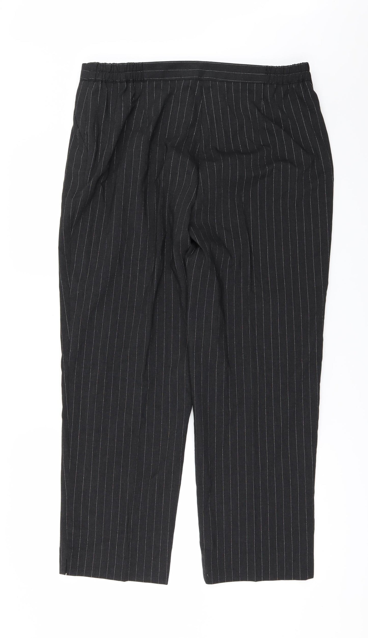 Womens UK Size 16 Wardrobe Regular Fit  Black Trousers