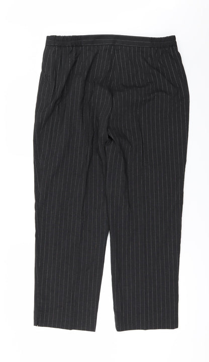 Womens UK Size 16 Wardrobe Regular Fit  Black Trousers