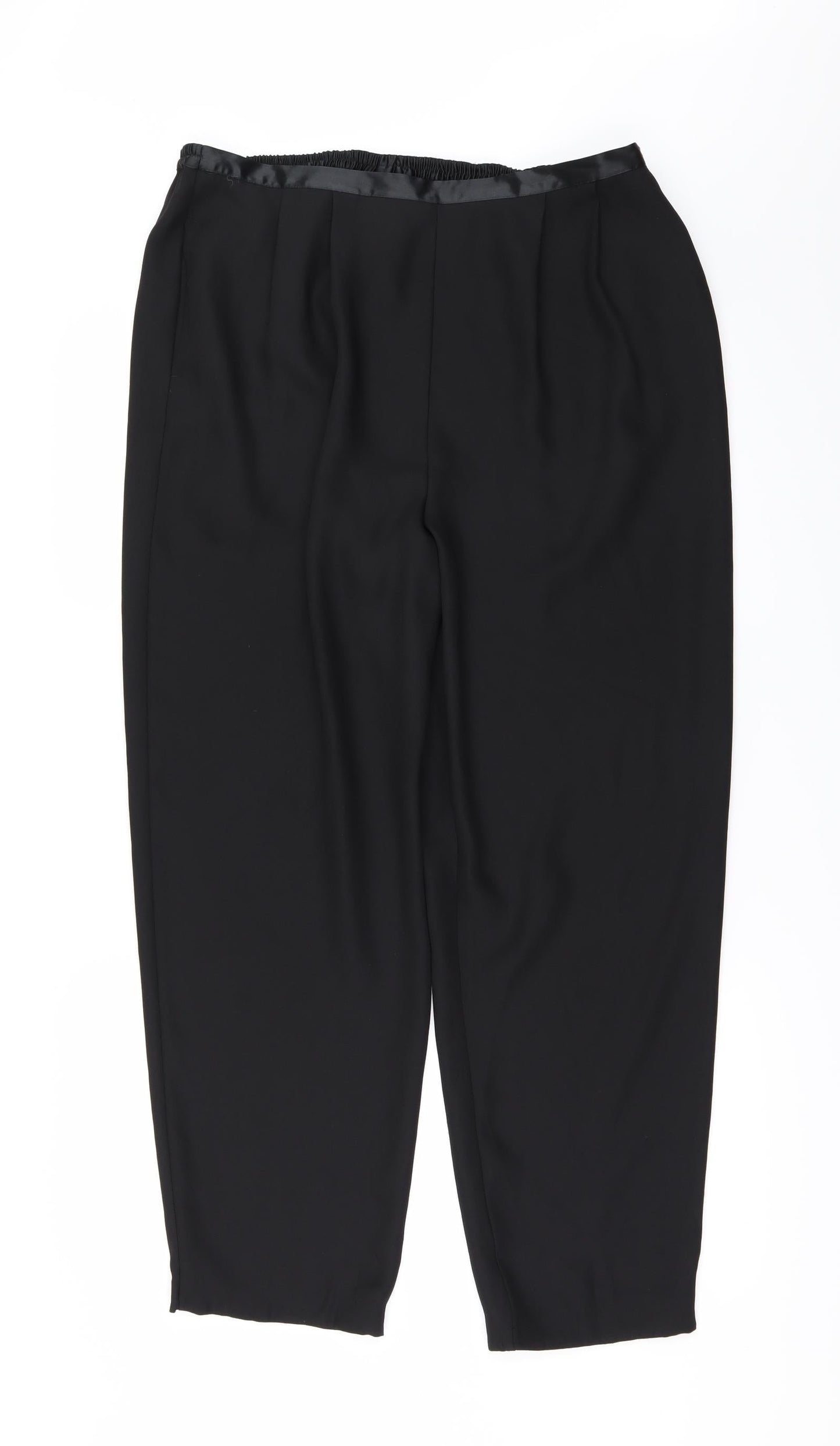 Debenhams Womens Black   Trousers  Size 16 L28 in