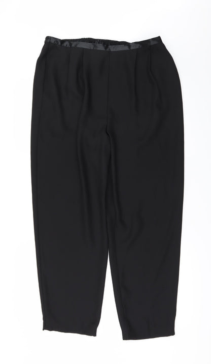 Debenhams Womens Black   Trousers  Size 16 L28 in