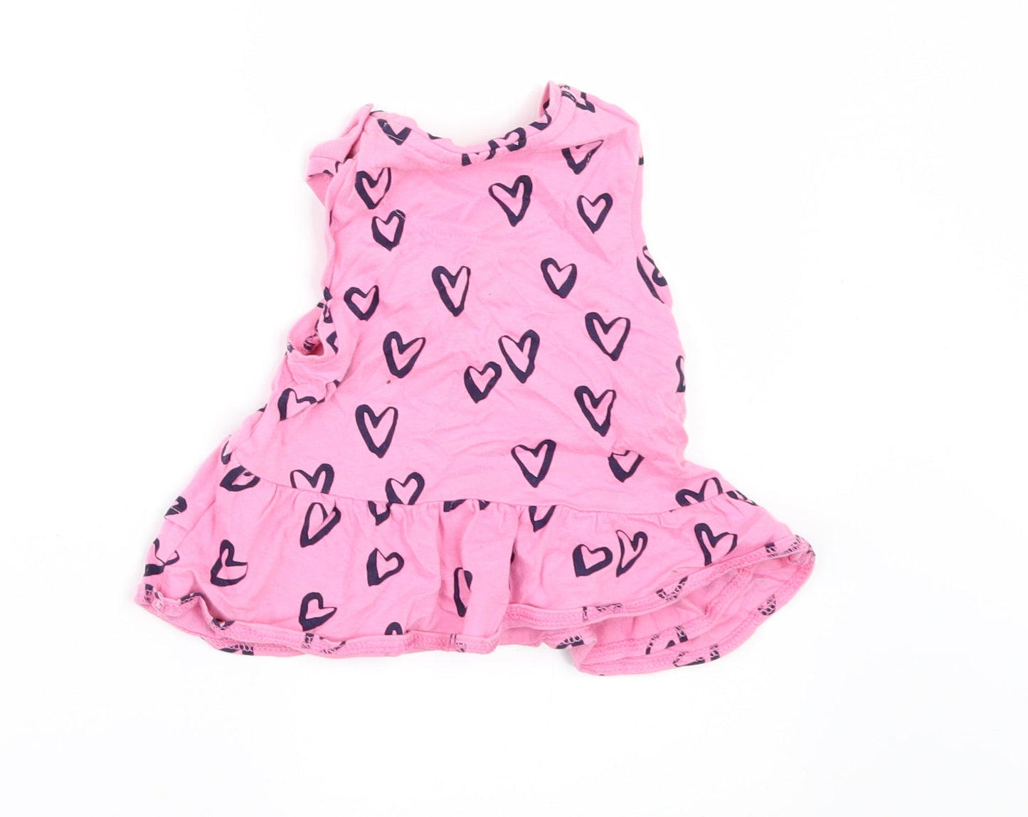 Mothercare Girls Pink Geometric  A-Line  Size 9-12 Months
