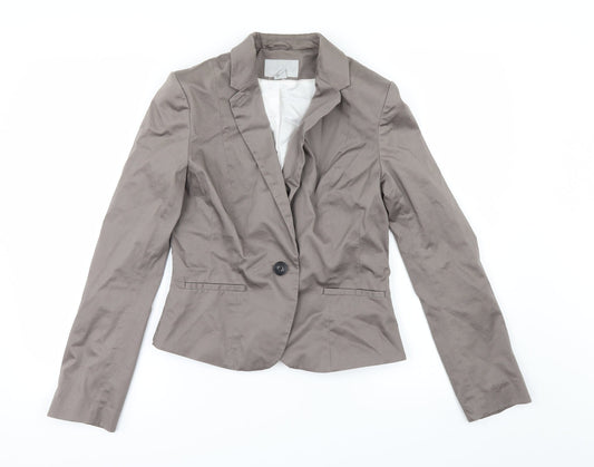 Womens UK Size 10 H&M Beige Jacket