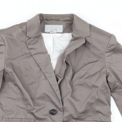 Womens UK Size 10 H&M Beige Jacket