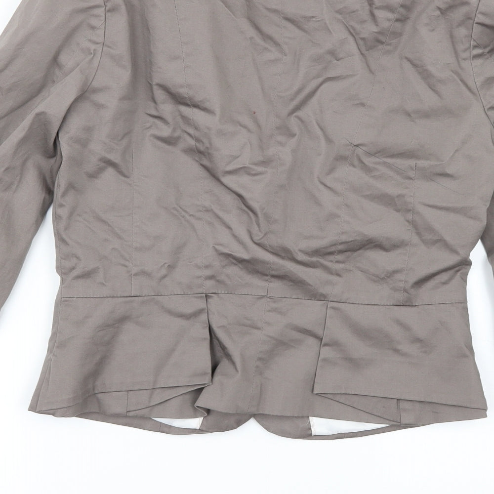 Womens UK Size 10 H&M Beige Jacket