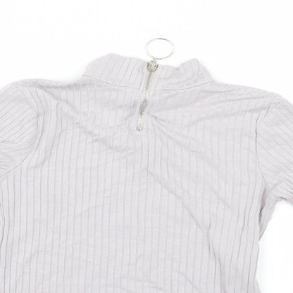 Select Girls Grey   Basic T-Shirt Size 11-12 Years