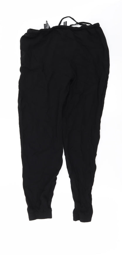 Womens UK Size 6 H&M Regular Fit  Black Trousers