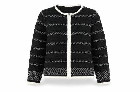 Marks & Spencer Womens Black   Full Zip Jumper Size 8