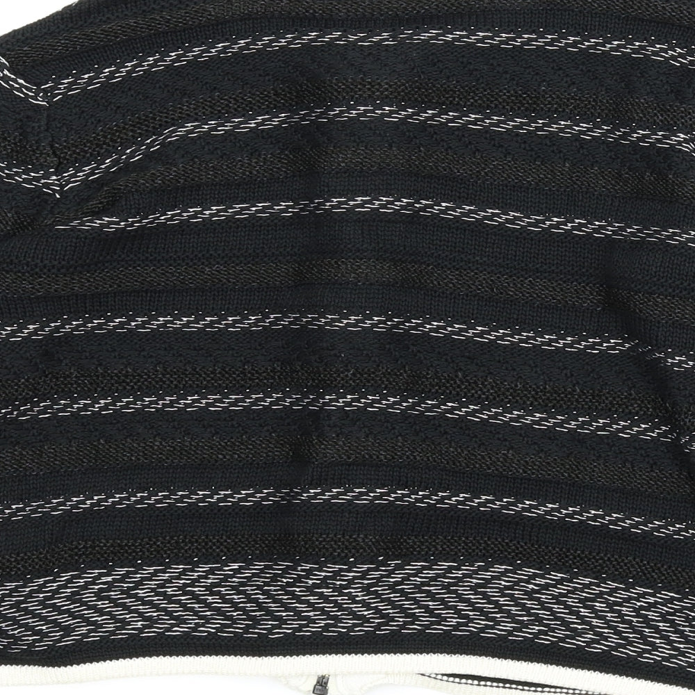 Marks & Spencer Womens Black   Full Zip Jumper Size 8