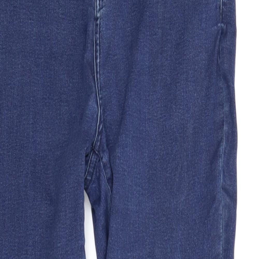 Avenue Denim Womens Blue  Denim Skinny Jeans Size 14 L27 in