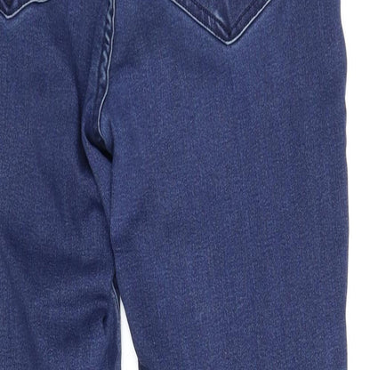 Avenue Denim Womens Blue  Denim Skinny Jeans Size 14 L27 in