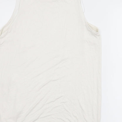 Womens UK Size 14 Peacocks White Basic Blouse
