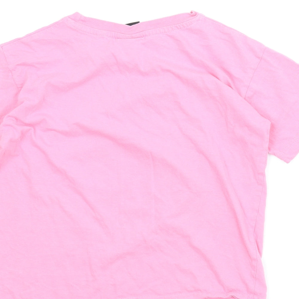 Fox Originals Girls Pink   Basic T-Shirt Size 8-9 Years  - Unicorn
