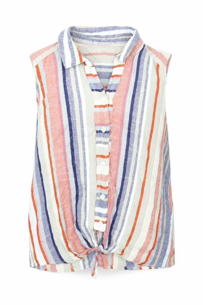 Womens UK Size 10 Warehouse Multicoloured Basic Blouse