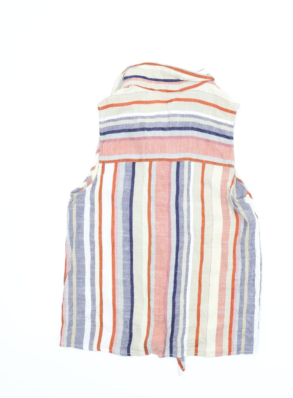 Womens UK Size 10 Warehouse Multicoloured Basic Blouse
