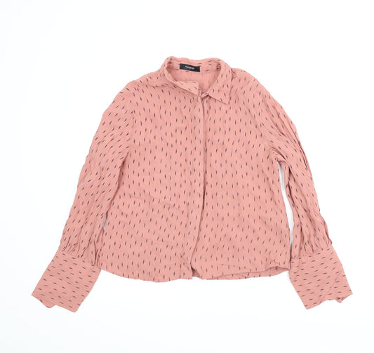 Womens UK Size 8 Atmosphere Pink Basic Blouse
