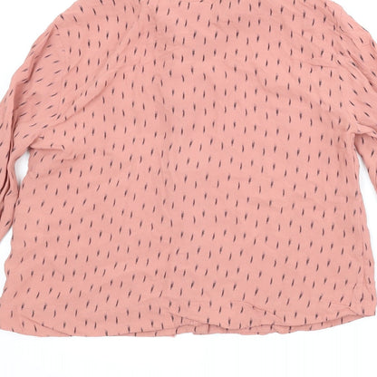 Womens UK Size 8 Atmosphere Pink Basic Blouse