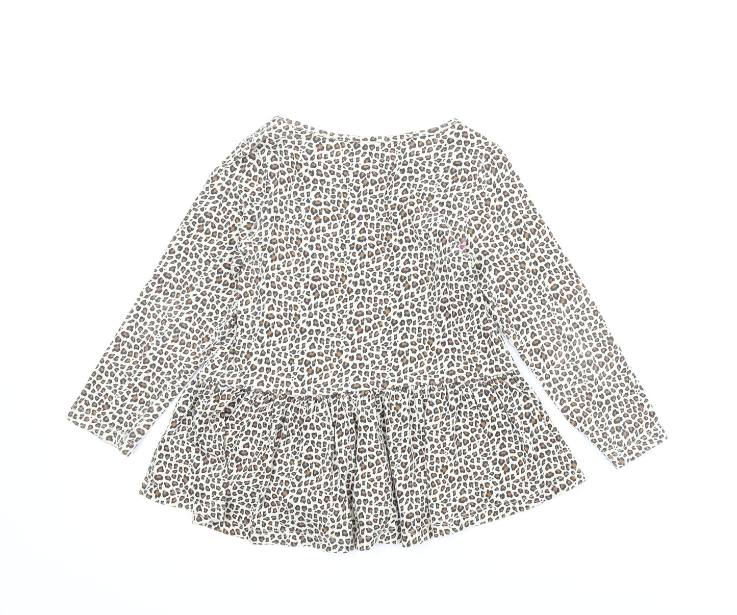 Gap Girls Beige Animal Print  A-Line  Size 3 Years